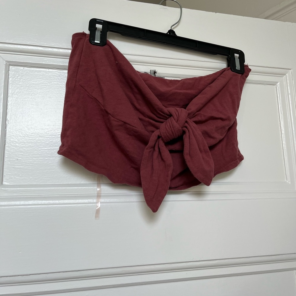 Cropped tube top
